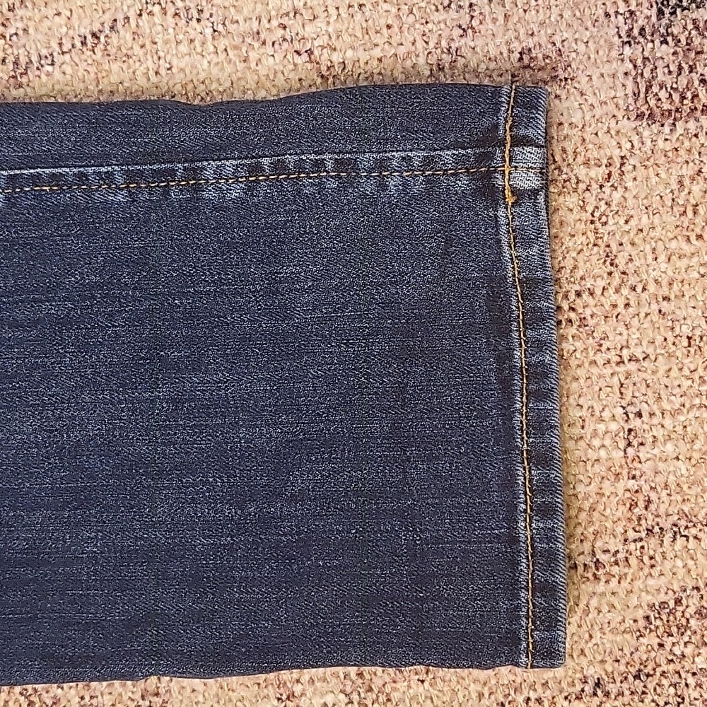 Rag & Bone High Rise Slim Straight Leg Jeans in Dark Paz - Picture 4 of 10